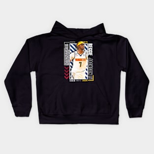 Reggie Jackson Paper Poster Version 10 Kids Hoodie